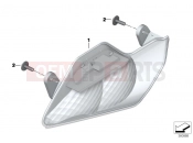 BMW Motorrad BMW 2014 R-Models K5x R 1200 RT (0A03, 0A13) Turn signals, front