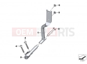 BMW Motorrad BMW 2014 R-Models K5x R 1200 RT (0A03, 0A13) Bracket, flashing warning light, front