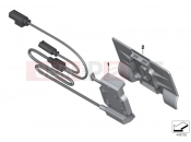 BMW Motorrad BMW 2014 R-Models K5x R 1200 RT (0A03, 0A13) Preparation for navigation system