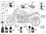 BMW Motorrad BMW 2014 R-Models K5x R 1200 R (0A04, 0A14) Engine oil / maintenance service