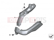 BMW Motorrad BMW 2014 R-Models K5x R 1200 R (0A04, 0A14) Ignition coil cover / wiring conduit