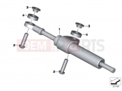BMW Motorrad BMW 2014 R-Models K5x R 1200 R (0A04, 0A14) Steering damper