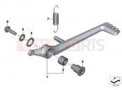 BMW Motorrad BMW 2014 R-Models K5x R 1200 RS (0A05, 0A15) Brake pedal, connection linkage