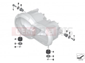 BMW Motorrad BMW 2012 R-Models K5x R 1200 GS (0A01, 0A11) Headlight mounting hardware