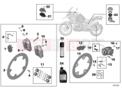 BMW Motorrad BMW 2012 R-Models K5x R 1200 GS Adve. (0A02, 0A12) Brake service