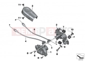 BMW Motorrad BMW 2012 R-Models K5x R 1200 GS Adve. (0A02, 0A12) Exhaust flap