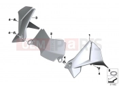 BMW Motorrad BMW 2012 R-Models K5x R 1200 GS Adve. (0A02, 0A12) Cockpit trim panel