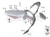 BMW Motorrad BMW 2012 R-Models K5x R 1200 GS Adve. (0A02, 0A12) Cover for intake snorkel