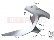 BMW Motorrad BMW 2012 R-Models K5x R 1200 GS Adve. (0A02, 0A12) Air-discharge duct