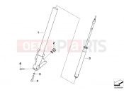 BMW Motorrad BMW 2012 S models HP4 (0D01, 0D11) Slider tube left