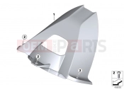 BMW Motorrad BMW 2012 S models HP4 (0D01, 0D11) Wheel cover, rear