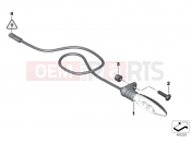 BMW Motorrad BMW 2012 S models HP4 (0D01, 0D11) LED turn signals, rear