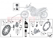 BMW Motorrad BMW 2012 F-Models K7x F 700 GS (0B01, 0B11) Brake service