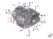 BMW Motorrad BMW 2012 F-Models K7x F 700 GS (0B01, 0B11) Engine housing mounting parts