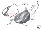 BMW Motorrad BMW 2012 F-Models K7x F 700 GS (0B01, 0B11) Engine housing cover, left