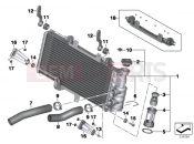 BMW Motorrad BMW 2012 F-Models K7x F 700 GS (0B01, 0B11) Radiator
