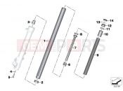 BMW Motorrad BMW 2012 F-Models K7x F 700 GS (0B01, 0B11) Fork tube / shock / spring