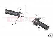 BMW Motorrad BMW 2012 F-Models K7x F 700 GS (0B01, 0B11) Handlebar grips for special vehicles