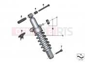 BMW Motorrad BMW 2012 F-Models K7x F 700 GS (0B01, 0B11) Spring strut, rear
