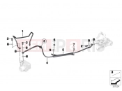 BMW Motorrad BMW 2012 F-Models K7x F 700 GS (0B01, 0B11) Brake pipe rear ABS