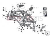 BMW Motorrad BMW 2012 F-Models K7x F 700 GS (0B01, 0B11) Front frame