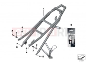 BMW Motorrad BMW 2012 F-Models K7x F 700 GS (0B01, 0B11) Rear frame