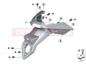 BMW Motorrad BMW 2012 F-Models K7x F 700 GS (0B01, 0B11) License plate holder
