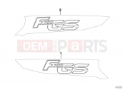 BMW Motorrad BMW 2012 F-Models K7x F 700 GS (0B01, 0B11) Label