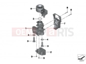 BMW Motorrad BMW 2012 F-Models K7x F 700 GS (0B01, 0B11) Ignition switch and mounting parts