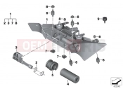 BMW Motorrad BMW 2012 F-Models K7x F 700 GS (0B01, 0B11) Seat bench locking system