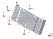 BMW Motorrad BMW 2012 F-Models K7x F 700 GS (0B01, 0B11) License plate bracket for China