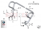 BMW Motorrad BMW 2012 F-Models K7x F 700 GS (0B01, 0B11) Engine protection bar
