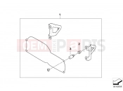 BMW Motorrad BMW 2012 F-Models K7x F 700 GS (0B01, 0B11) Set, offroad driving light stone guards