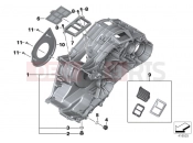 BMW Motorrad BMW 2012 C-Models C 600 Sport (0131, 0132) Engine housing, rear