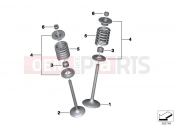 BMW Motorrad BMW 2012 C-Models C 600 Sport (0131, 0132) Valves with springs