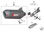 BMW Motorrad BMW 2012 C-Models C 600 Sport (0131, 0132) Sport muffler