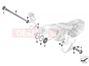 BMW Motorrad BMW 2012 C-Models C 600 Sport (0131, 0132) Rear swing arm bearing