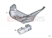 BMW Motorrad BMW 2012 C-Models C 600 Sport (0131, 0132) Kit, acoustic foam, running board, right
