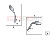 BMW Motorrad BMW 2012 C-Models C 600 Sport (0131, 0132) Mirror