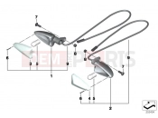 BMW Motorrad BMW 2012 C-Models C 600 Sport (0131, 0132) White direction indicator lights