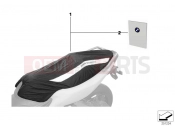 BMW Motorrad BMW 2012 C-Models C 600 Sport (0131, 0132) Rain-resistant cover, seat bench
