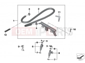 BMW Motorrad BMW 2012 C-Models C 650 GT (0133, 0134) Injector nozzles and lines
