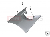 BMW Motorrad BMW 2012 C-Models C 650 GT (0133, 0134) Center cover