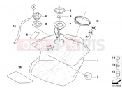 BMW Motorrad BMW 2004 R-Models K2x HP2 Enduro (0369,0389) Fuel tank