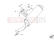 BMW Motorrad BMW 2004 R-Models K2x HP2 Enduro (0369,0389) Muffler system