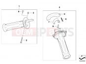 BMW Motorrad BMW 2004 R-Models K2x HP2 Enduro (0369,0389) Handlebar grips unheated
