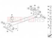 BMW Motorrad BMW 2004 R-Models K2x HP2 Enduro (0369,0389) Tension struts with mounting