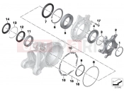 BMW Motorrad BMW 2004 R-Models K2x HP2 Enduro (0369,0389) Bearing for ring gear