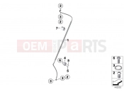 BMW Motorrad BMW 2004 R-Models K2x HP2 Enduro (0369,0389) Brake pipe, front