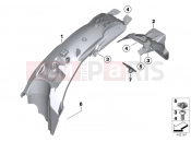 BMW Motorrad BMW 2004 R-Models K2x HP2 Enduro (0369,0389) Wheel cover,rear, license plate frame